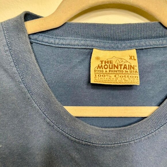 The Mountain Leather Tag Blue Park City Utah XL Tee #todaysforecast  #beer - Picture 2 of 4